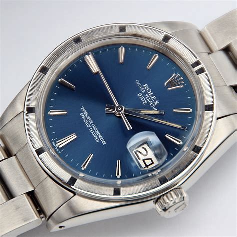 Rolex Oyster Perpetual Date 34MM Tropical Blue Dial Oyster 